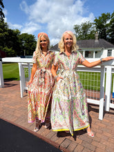 The Raquel - Colourful Paisley Print Maxi Shirt Dress